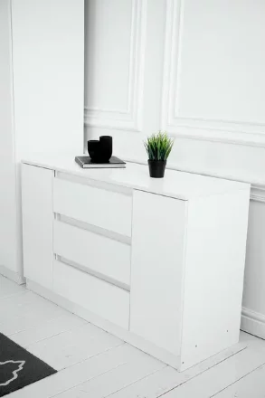 Комод 1200 Парус, белый 