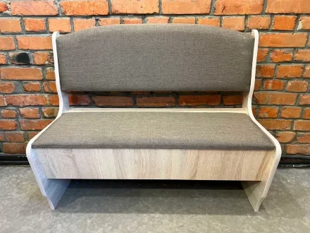 Кухонная Лавка Нео, рогожка, коричневый 