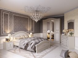 Комод Николь, ваниль/ясень жемчужный