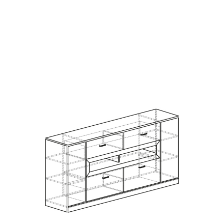 Тумба многоцелевая Урбан 924 