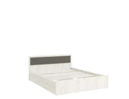 Кровать 0,9 Фиеста New, Дуб крафт белый / Графит